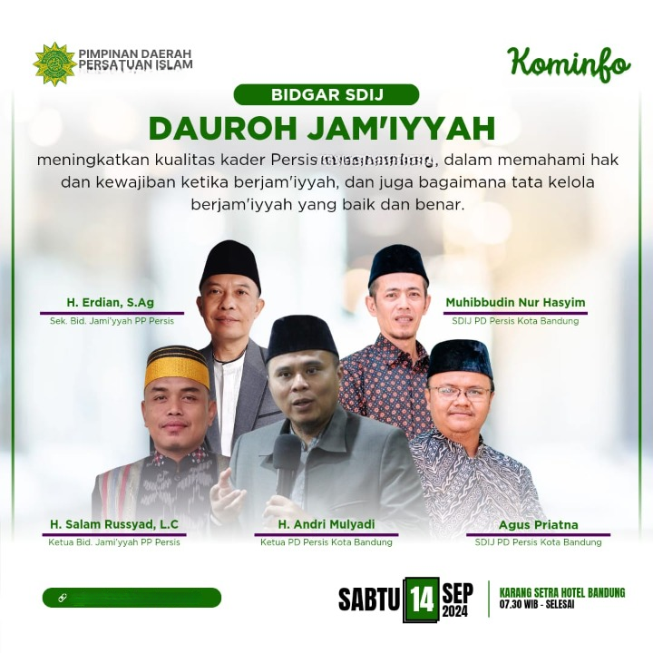 Dauroh Jamiyyah SDIJ PD PERSIS Kabupaten Pemalang